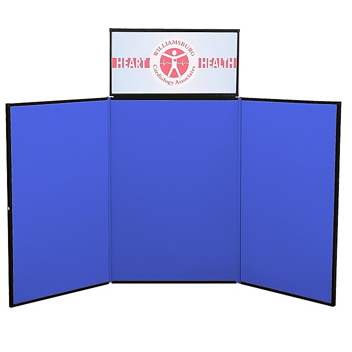 Custom Fold N Go Tabletop Display - 6 feet - Header