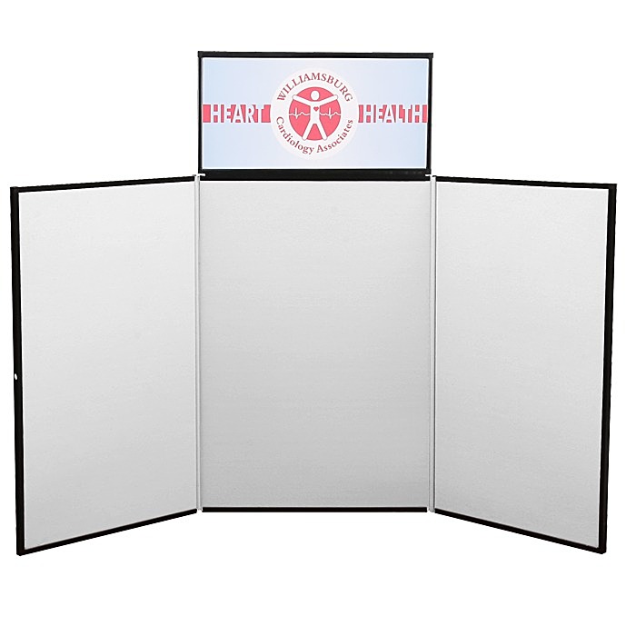 Custom Fold N Go Tabletop Display - 6 feet - Header