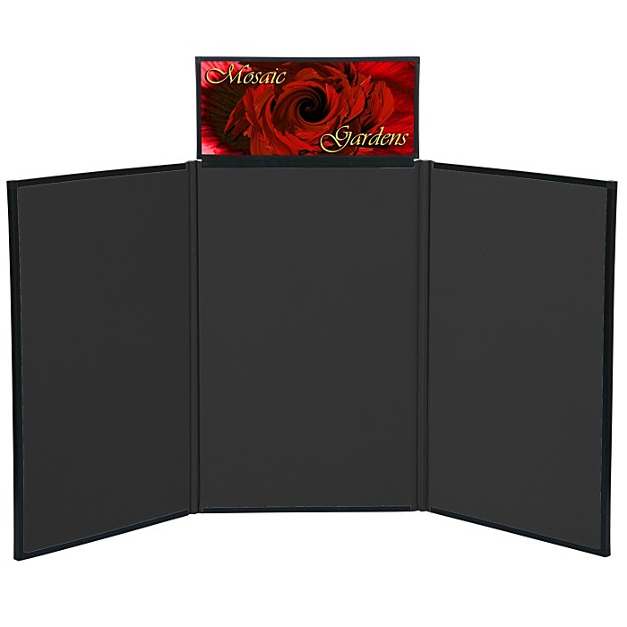 Custom Fold N Go Tabletop Display - 4 feet - Header