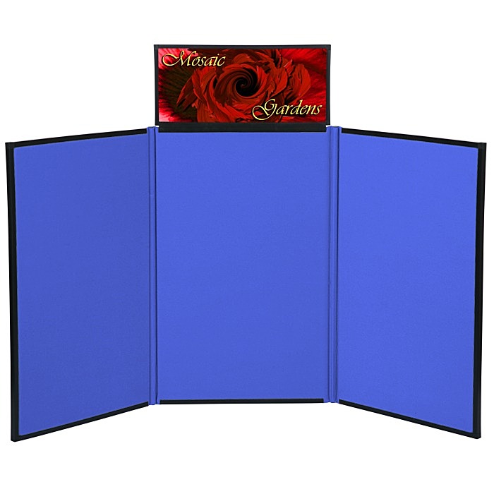 Custom Fold N Go Tabletop Display - 4 feet - Header