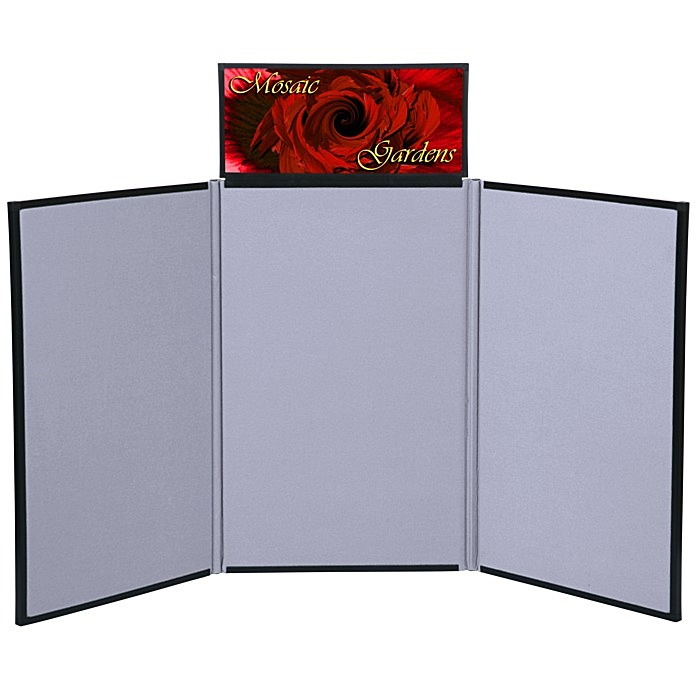 Custom Fold N Go Tabletop Display - 4 feet - Header