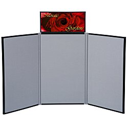 Custom Fold N Go Tabletop Display - 4 feet - Header