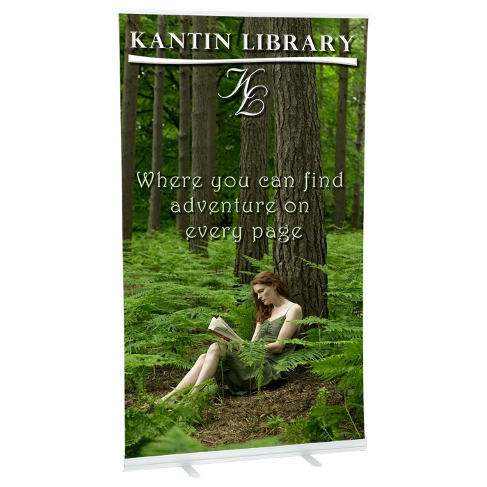 Custom Economy Retractable Banner Display - 47 1/4 inches