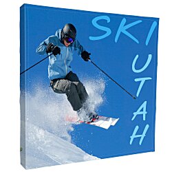 Custom Splash Floor Display - 7 feet - Wrap Graphics