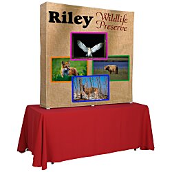 Custom Splash Tabletop Display - 5 feet - Wrap Graphics