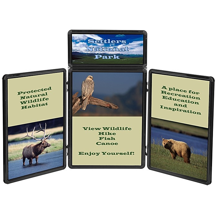 Custom Show N Write Tabletop Display - 4 feet - Full Colour