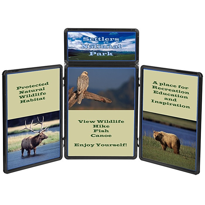 Custom Show N Write Tabletop Display - 4 feet - Full Colour