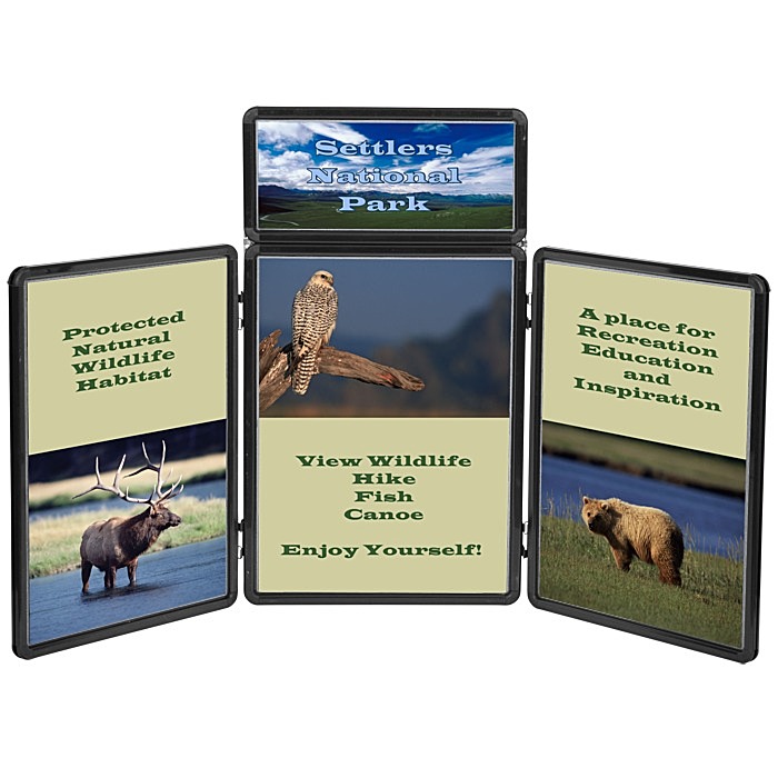 Custom Show N Write Tabletop Display - 4 feet - Full Colour