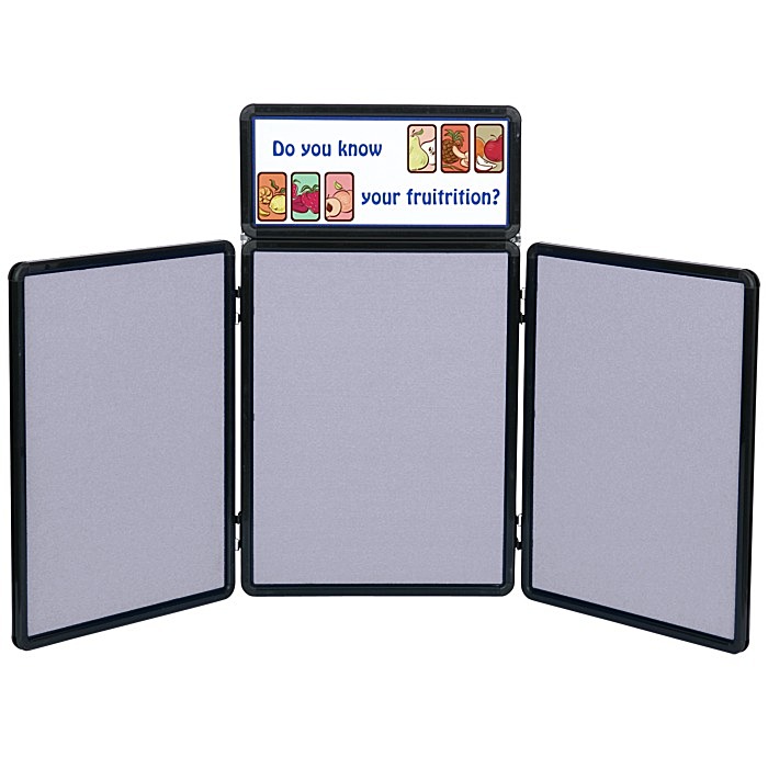 Custom Show N Write Tabletop Display - 4 feet - Header