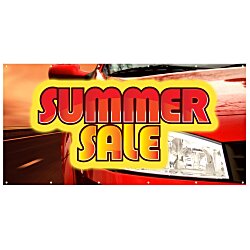Custom Value Outdoor Banner - 5 feet x 10 feet