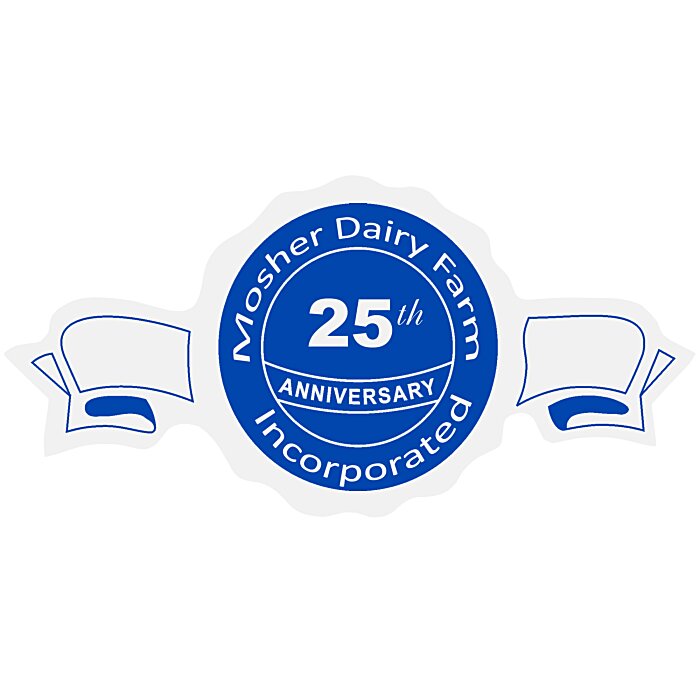 Custom Flat Seal by the Roll - Banner - 1-1/4