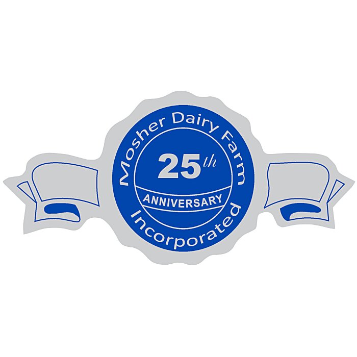 Custom Flat Seal by the Roll - Banner - 1-1/4