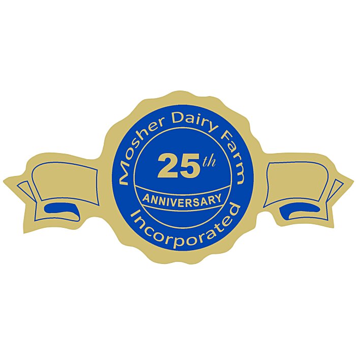 Custom Flat Seal by the Roll - Banner - 1-1/4