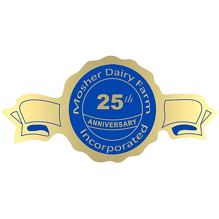 Custom Flat Seal by the Roll - Banner - 1-1/4