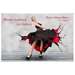 Custom Value Outdoor Banner - 4 feet x 6 feet - 24 hr