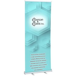Custom Value Retractable Banner Display - 31 1/2 inches