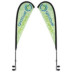 Custom Deluxe 10' Event Tent - Sail Sign Banner - Two Sided