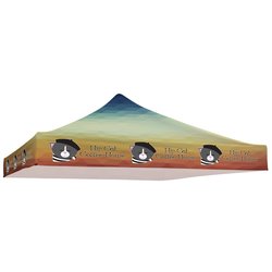 Custom Premium 10-foot Event Tent - Replacement Canopy - Full Colour