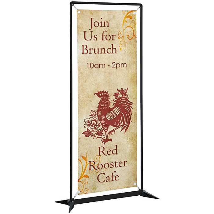 Custom FrameWorx Banner Stand - 27 1/2 inches