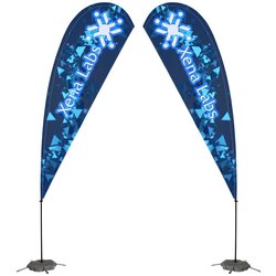 Custom Indoor Value Sail Sign - 13 feet - Two Sided