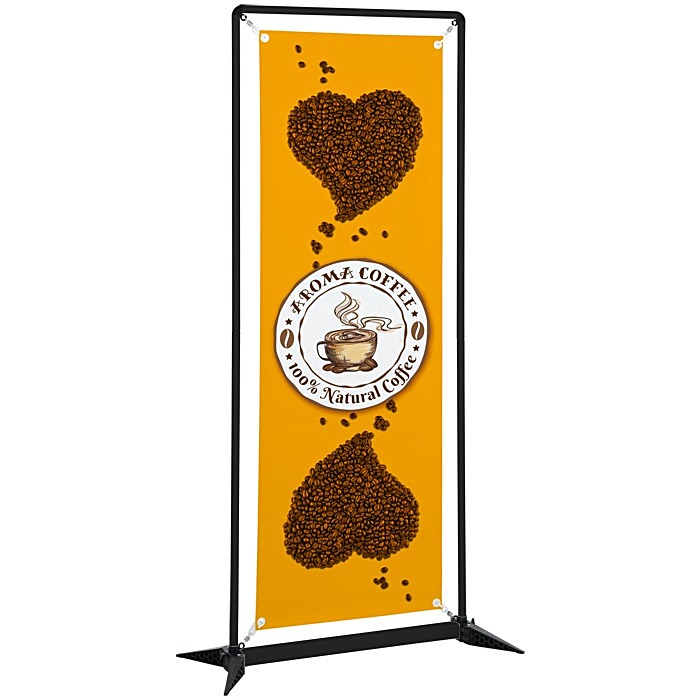 Custom FrameWorx Banner Stand - 23 1/2 inches - Two Sided