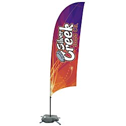 Custom Indoor Value Razor Sail Sign - 10 1/2 feet - One Sided