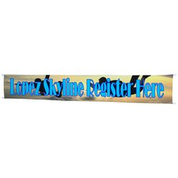 Custom 10' Event Tent Quarter Wall Banner - One Sided