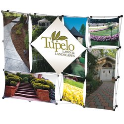 Custom 10-foot Geometric Pop-Up Display