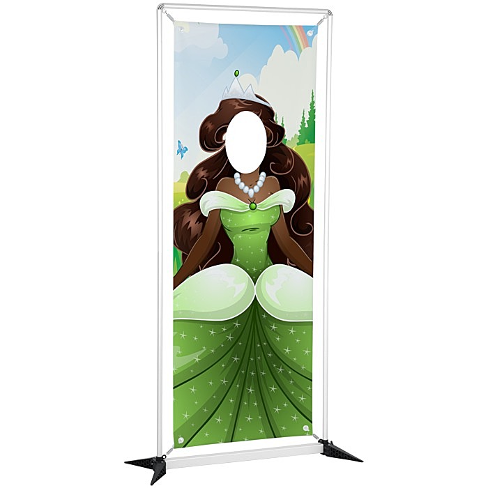 Custom FrameWorx Banner Stand - Single Face Cut Out