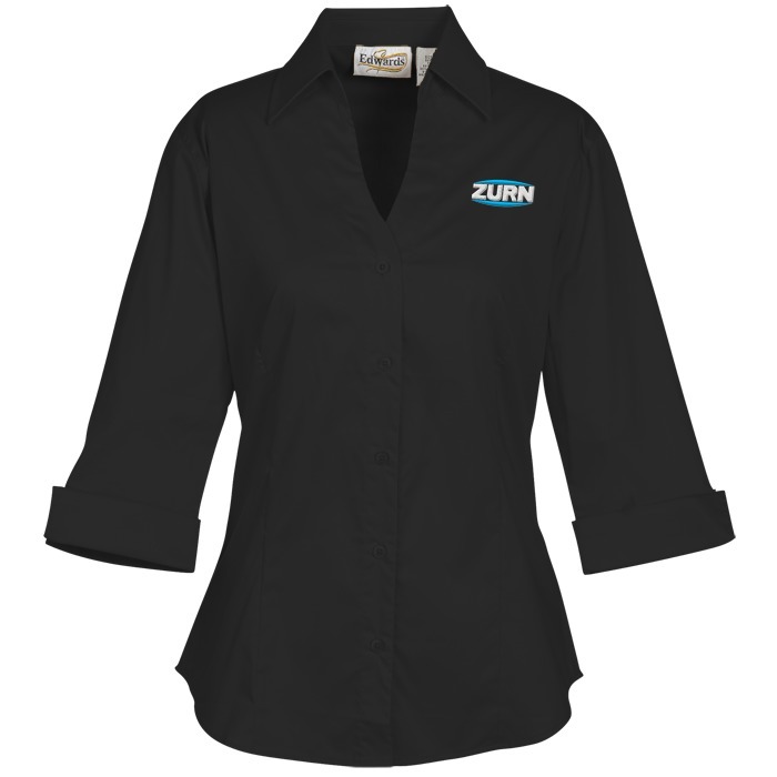 Custom Signature V-Neck 3/4 Sleeve Blouse - Ladies'