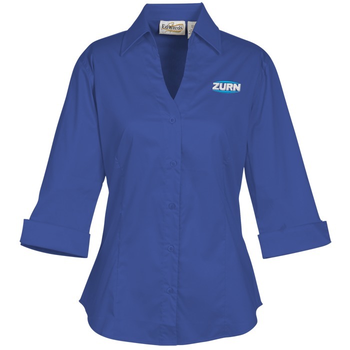 Custom Signature V-Neck 3/4 Sleeve Blouse - Ladies'