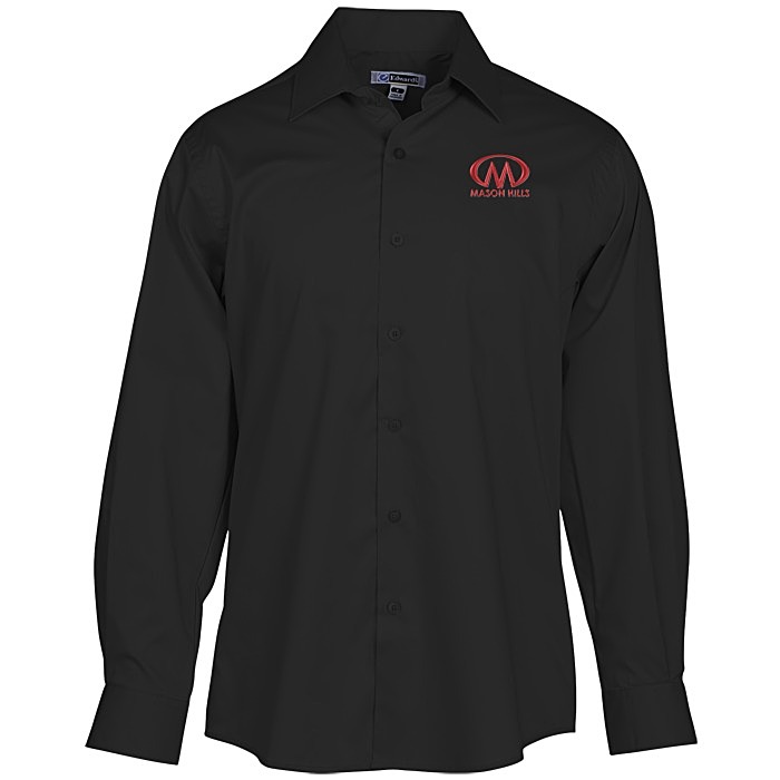 Custom Signature Spread Collar Dress Shirt - Men's