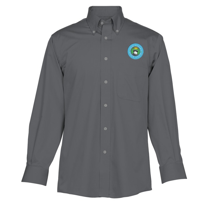 Custom Signature Non-Iron Button Down Dress Shirt - Men's