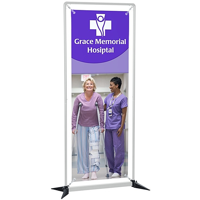 Custom FrameWorx Fabric Banner Stand - 23 1/2 inches