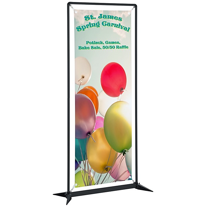 Custom FrameWorx Fabric Banner Stand - 27 1/2 inches