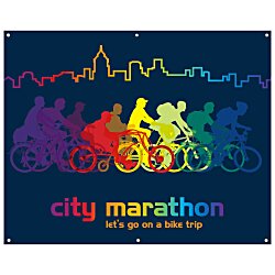 Custom Value Outdoor Banner - 4 feet x 5 feet - 24 hr
