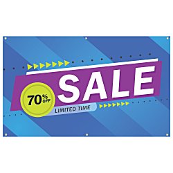 Custom Value Indoor Banner - 3' x 5' - 24 hr