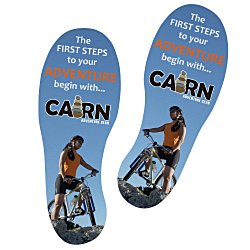Custom Surface Grip Indoor Removable Graphics - Footprints