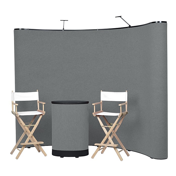Custom Deluxe Curved Floor Display Kit - Blank