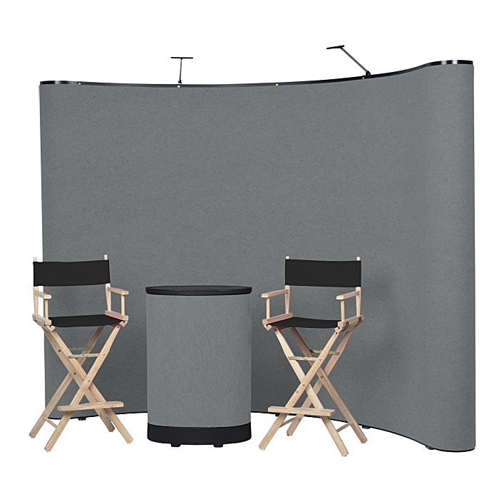 Custom Deluxe Curved Floor Display Kit - Blank