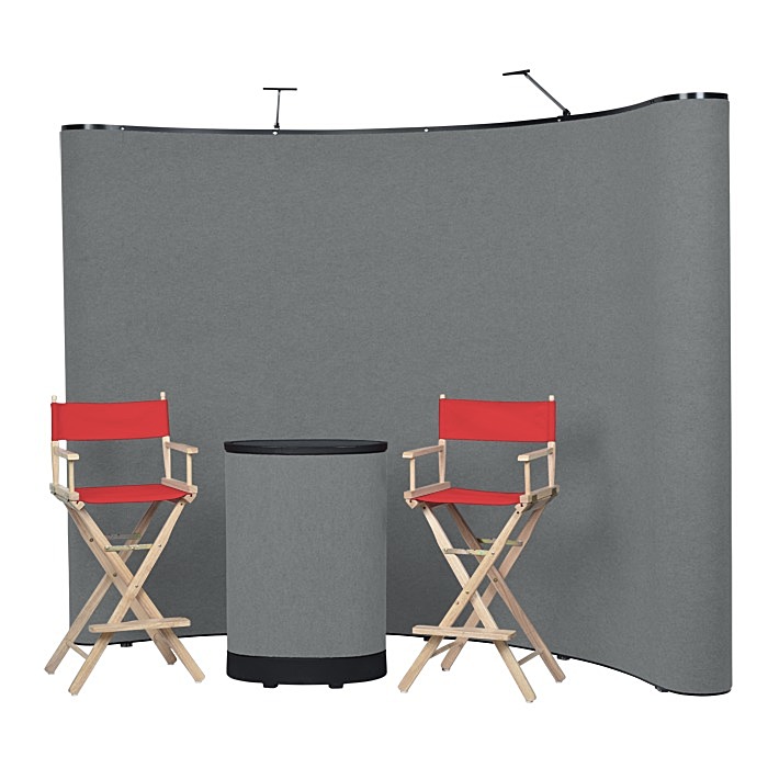 Custom Deluxe Curved Floor Display Kit - Blank