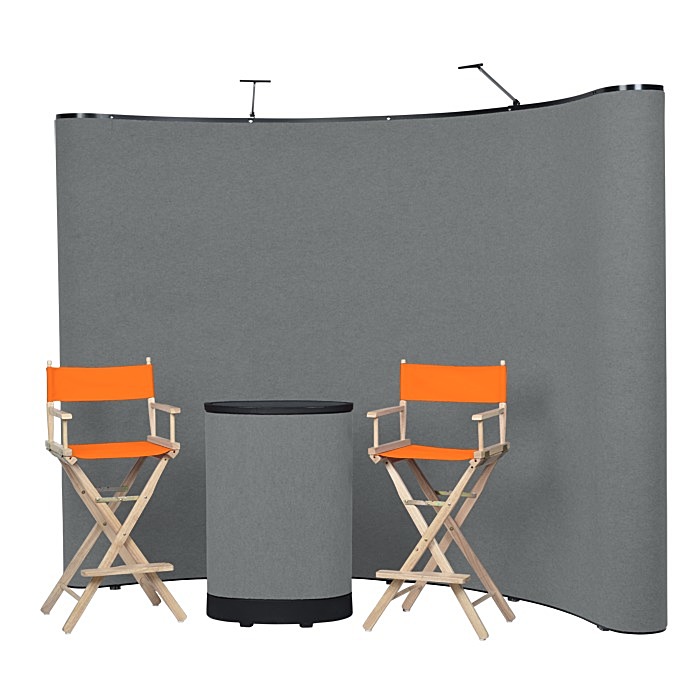 Custom Deluxe Curved Floor Display Kit - Blank