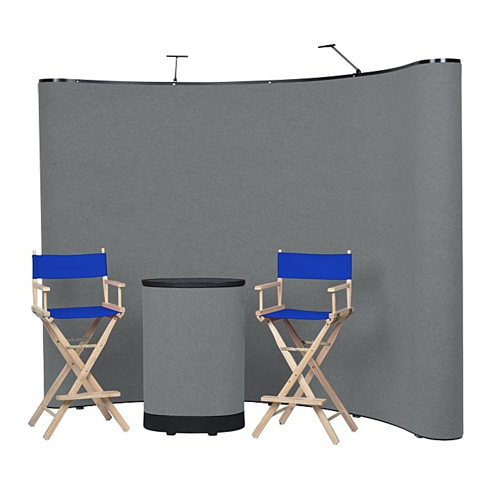 Custom Deluxe Curved Floor Display Kit - Blank