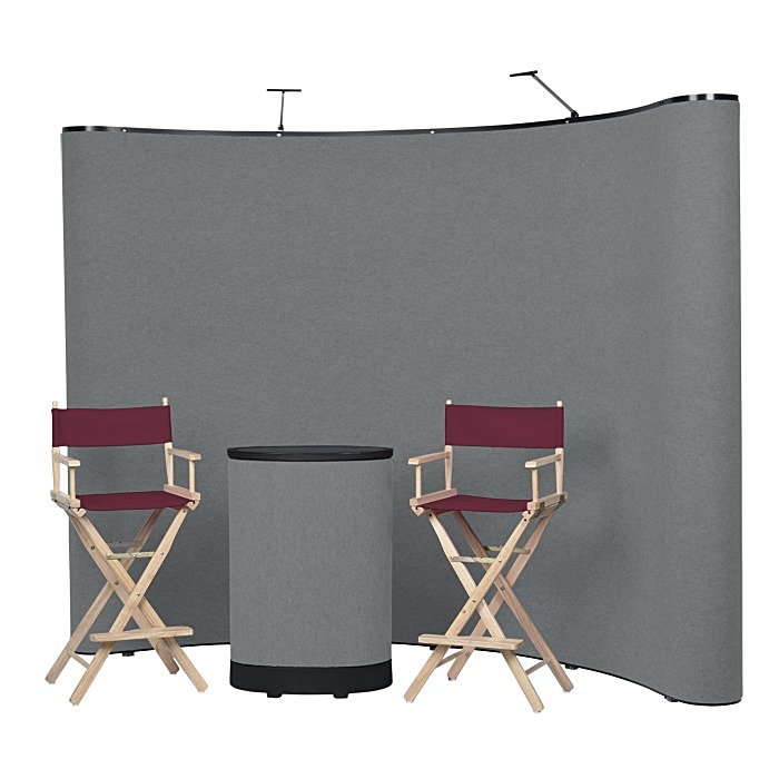 Custom Deluxe Curved Floor Display Kit - Blank