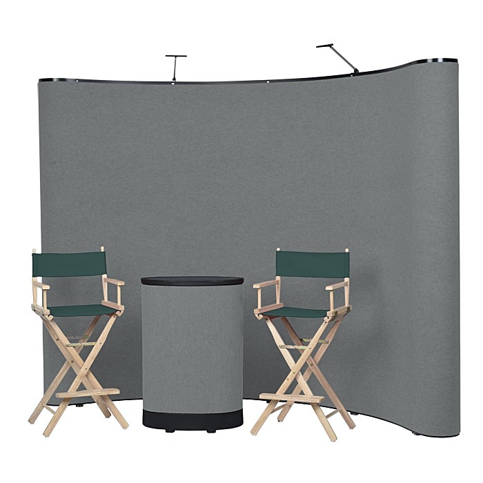 Custom Deluxe Curved Floor Display Kit - Blank