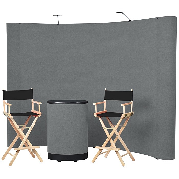 Custom Standard Curved Floor Display - 10' Kit - Blank