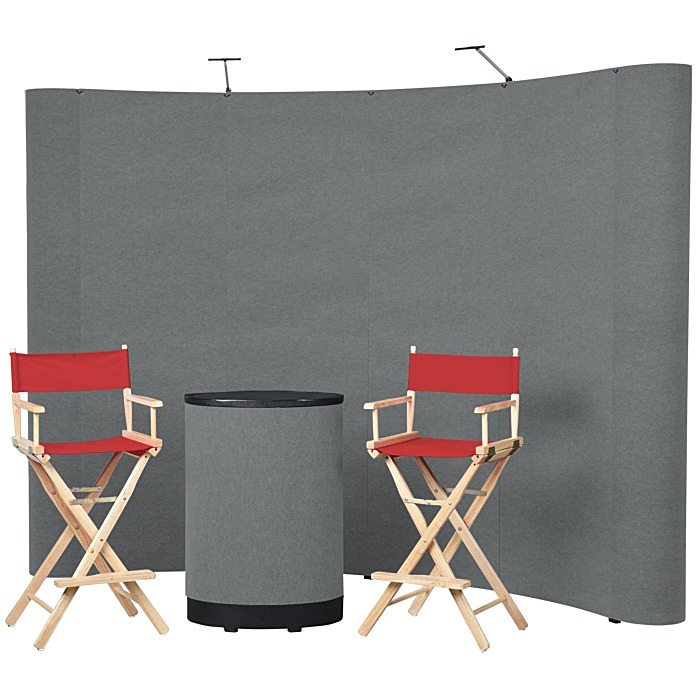 Custom Standard Curved Floor Display - 10' Kit - Blank