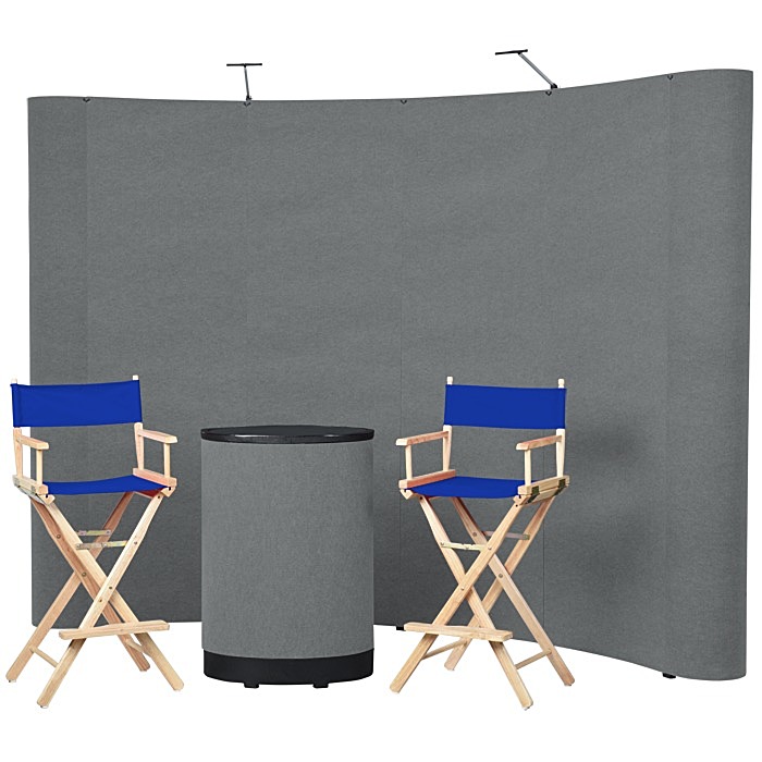Custom Standard Curved Floor Display - 10' Kit - Blank