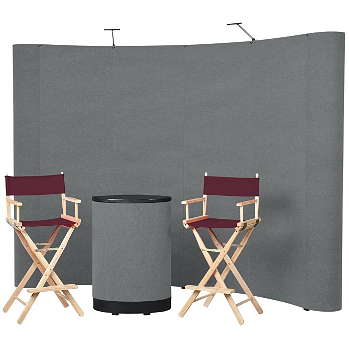 Custom Standard Curved Floor Display - 10' Kit - Blank