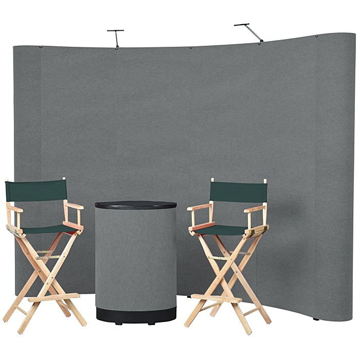 Custom Standard Curved Floor Display - 10' Kit - Blank